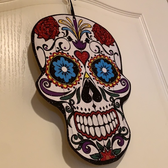 Sugar skull day of dead/Dia de Los Muertos decor Halloween - Picture 2 of 16